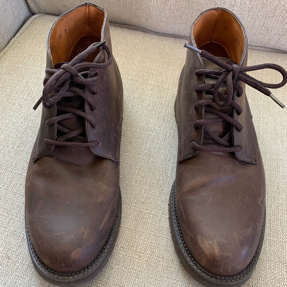Mens L.L. Bean vibrant gumlite leather boots